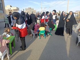 کانون و هلال‌احمر در کنار کودکان بیرجند؛ از قصه‌گویی تا آفرینش‌های خلاقانه