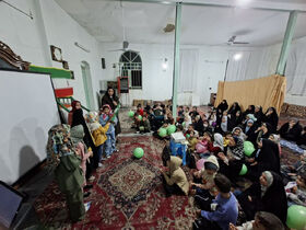 جشن کودک در روستای اسلامیه تفت برگزار شد