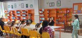 کارگاه قصه‌گویی برای مادر و کودک در مرکز شماره ۴ کانون کرمانشاه