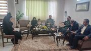 دیدار مدیرکل کانون همدان با خانواده شهید "حسن محمدی"