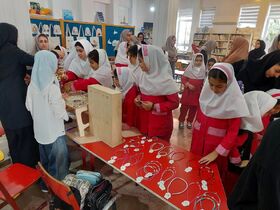 میزبانی از ۵۰۰ کودک ونوجوان در بازارچه هنری تالش