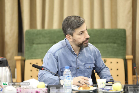 مجتبی حاذق مدیر آفرینش های ادبی و هنری  در  هفتمین نشست مدیران ارشد کانون