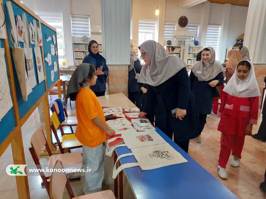 میزبانی از ۵۰۰ کودک ونوجوان در بازارچه هنری کانون پرورش فکری تالش