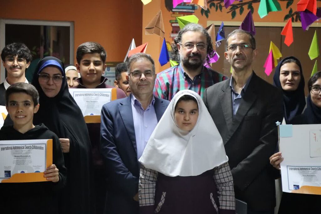 اعضای پویش بین‌المللی «در جست‌وجوی سیارک‌ها» تجلیل شدند