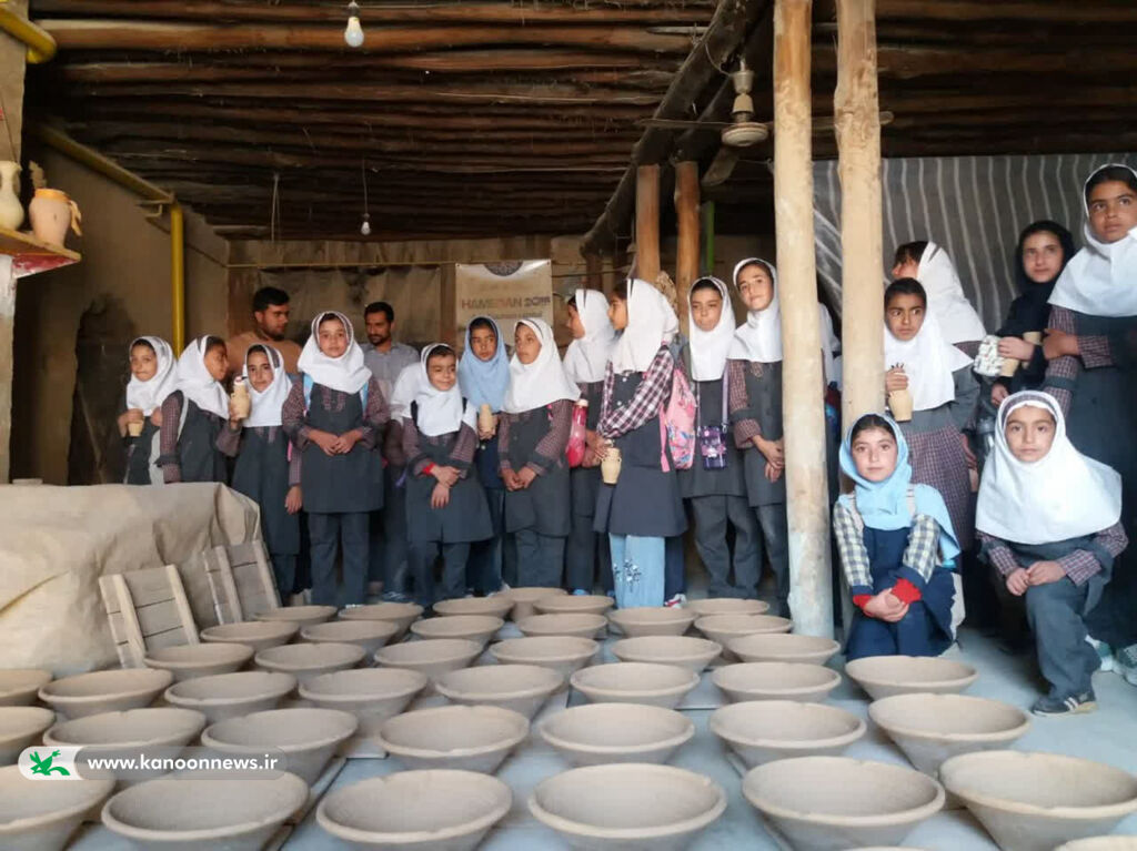 اردوی علمی با رنگ و بوی سفال در کانون لالجین