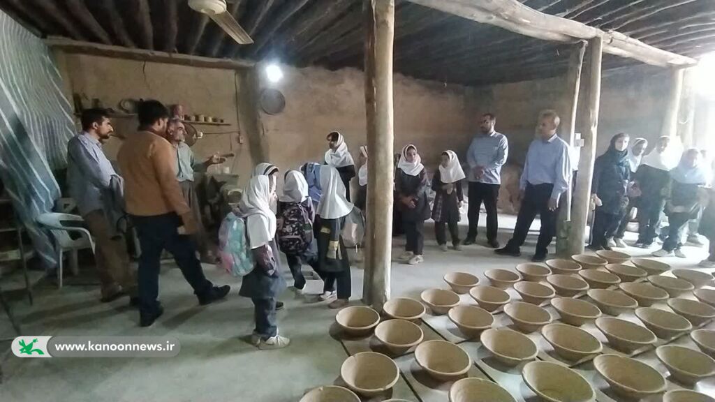 اردوی علمی با رنگ و بوی سفال در کانون لالجین