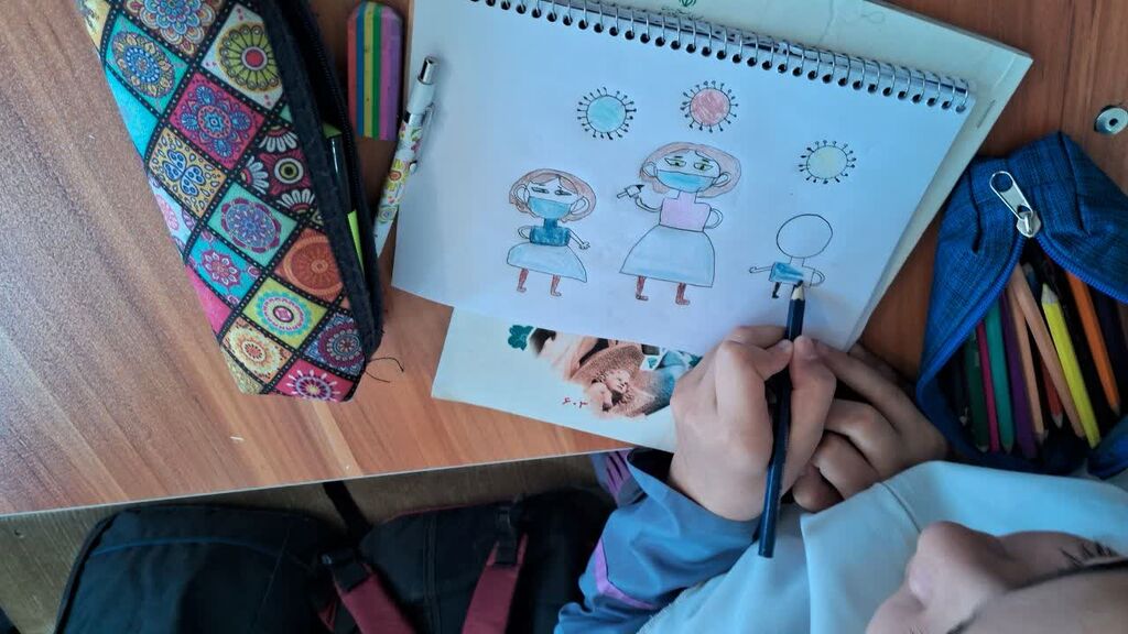 نقش پدافند غیرعامل در ذهن کودکان کنگاوری نقاشی شد