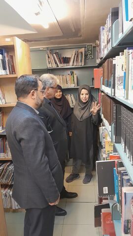 دیدار وحید کنعانی، نماینده مردم شهرستان‌های خلخال و کوثر در مجلس شورای اسلامی  با مدیرعامل کانون  و باز دید از کتابخانه مرجع کانون