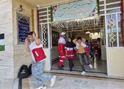 حضور مربیان کانون هرسین در مانور پدافند غیرعامل مدرسه شهید منصوری