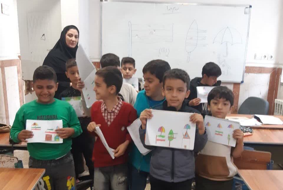 مدرسه بیستون میزبان برنامه‌های پدافند غیرعامل کانون شد