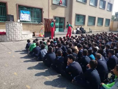 فرهنگ‌سازی ترافیک در مدارس تهران با تئاتر کودک