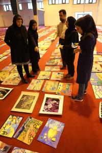 داوری آثار هشتمین مسابقه‌ی بین‌المللی نقاشی تهران