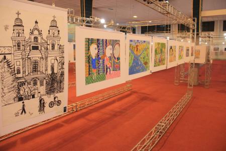 افتتاح نمایشگاه هشتمین دو سالانه بین‌المللی نقاشی کودکان و نوجوانان تهران