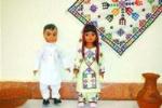 عروسک های سارا با لباس محلی به استقبال عید فطر رفتند